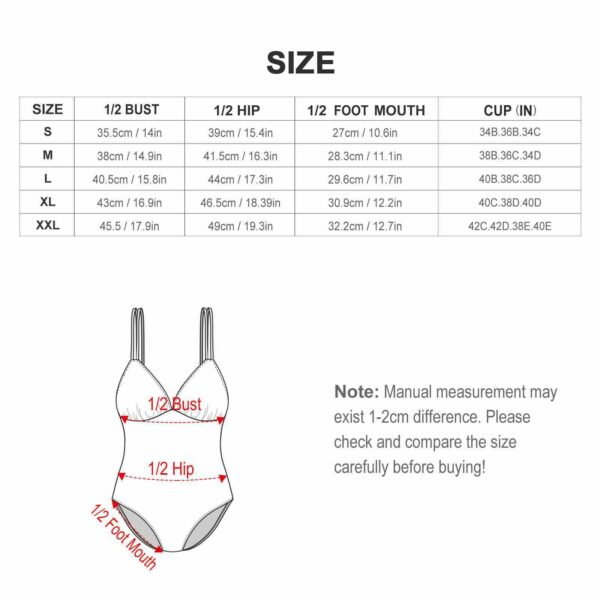Women's One Piece Swimsuit Tummy Control Swimwear  Sting Ray Moorea Blue - Image 7